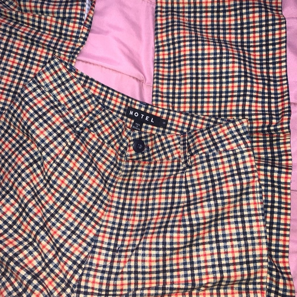 Motel Rocks plaid pants - Picture 4 of 4